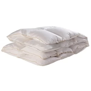 Pūkinė antklodė KLASIKA | SUMMER 230 | 60% ŽĄSŲ PŪKAI | CREAM - 220x240 cm