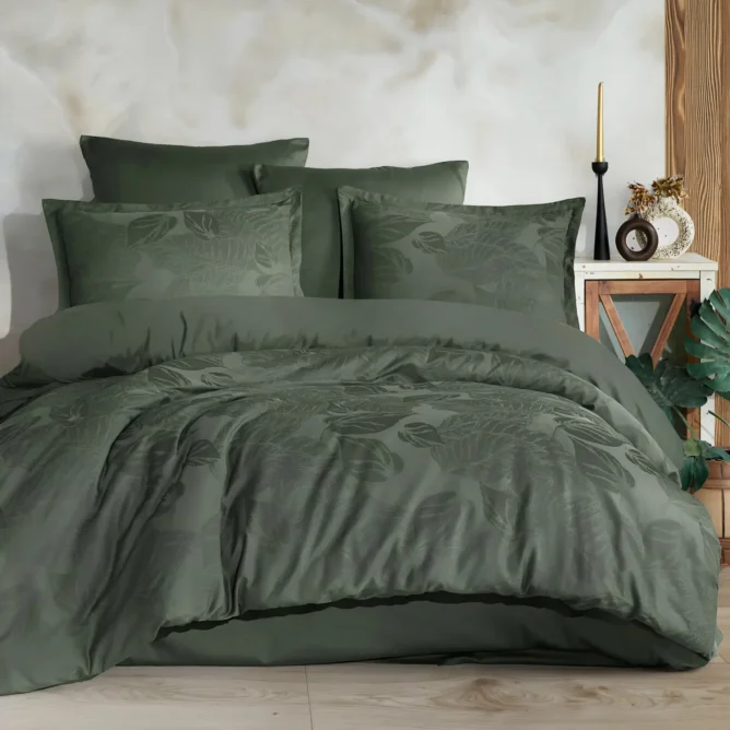 Patalynės užvalkalų komplektas SATIN JACQUARD LUXURY PALMORE 1