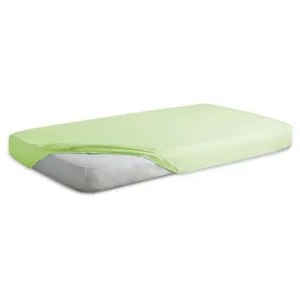 Neperšlampama antialerginė paklodė su guma JERSEY-PU | GREEN - 160x200 + 20cm