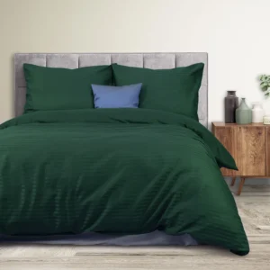 Patalynės užvalkalų komplektas SATYNLOVE EXCLUSIVE | CIZGILI DARK GREEN