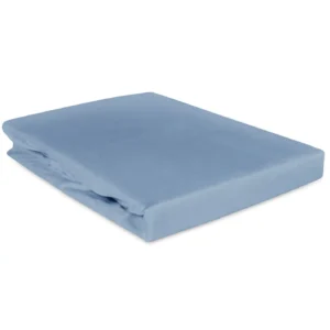 Satino paklodė su guma SATYNLOVE 110 | SKY BLUE 009 - 140x200 + 20cm