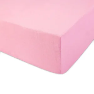 Trikotažinė paklodė su guma JERSEY 130 KIDS | PINK 005 - 70x140 cm