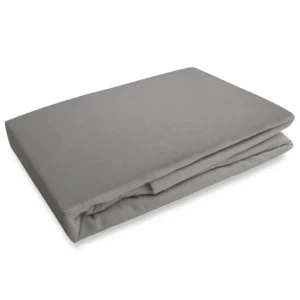 Flanelės paklodė su guma FLANELOVE 160 | DARK GREY - 180x200 + 30cm