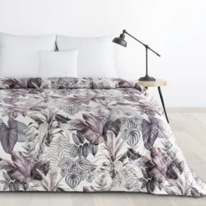 Lovatiesė D91 VELVET | DAVOS2 PURPLE-GREY - 220x240 cm
