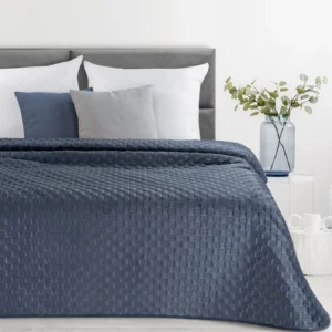 Lovatiesė PREMIUM VELVET SOFIA 4 | NAVY BLUE - 220x240 cm