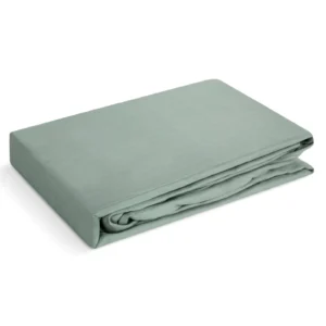Satino paklodė su guma NOVA 125 |  SAGE GREEN - 160x200 + 30cm